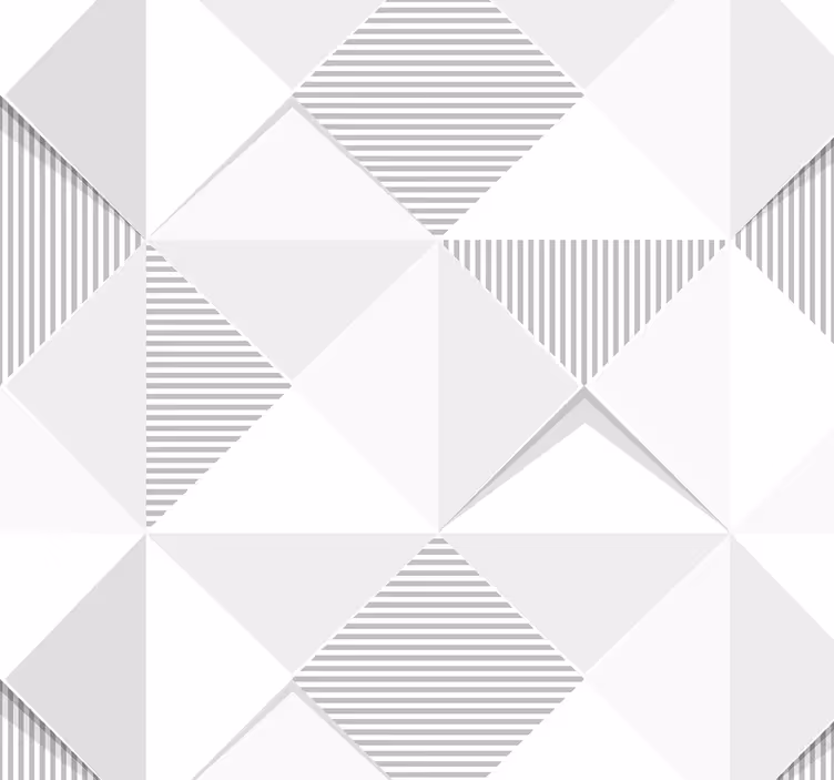 Papel pintado cuadros 3D blancos - TenVinilo