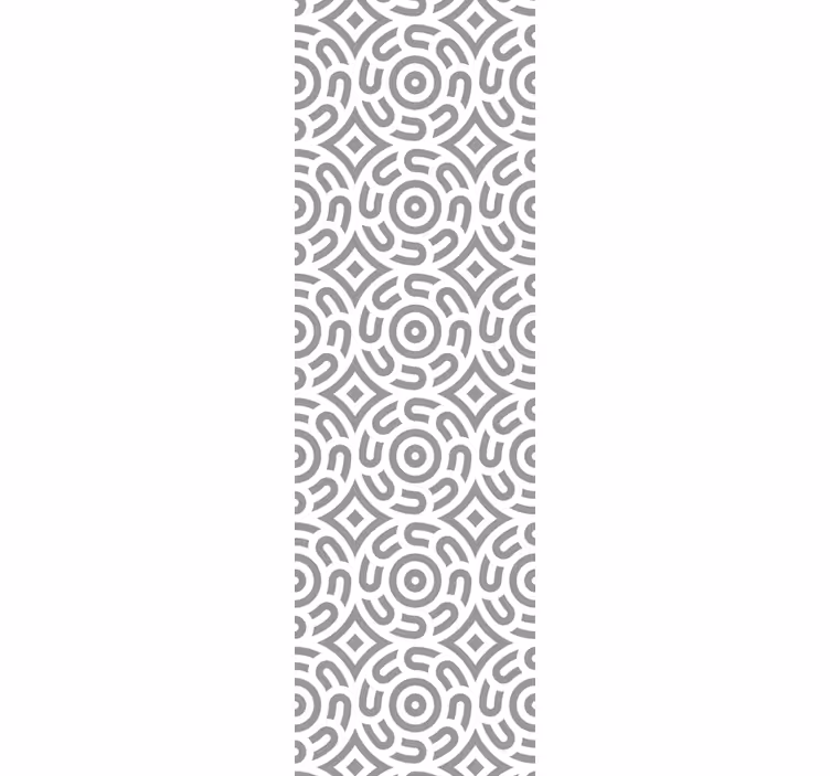 Papel tapiz comedor espirales geométricas - TenVinilo