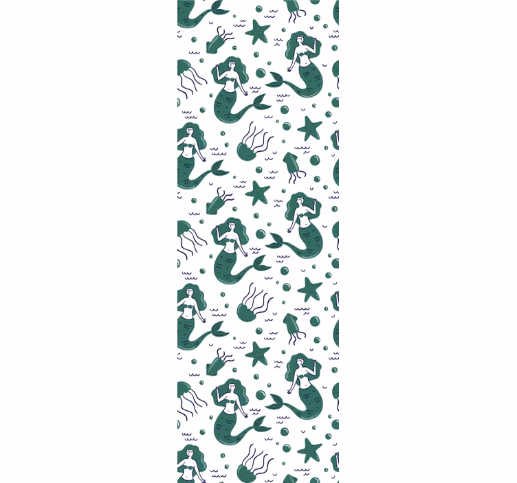 Papel tapiz naturaleza sirenas submarinas - TenVinilo