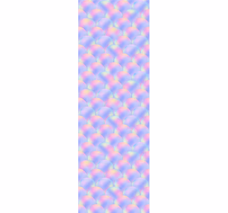 Papel pintado infantil Escamas de sirena multicolor - TenVinilo