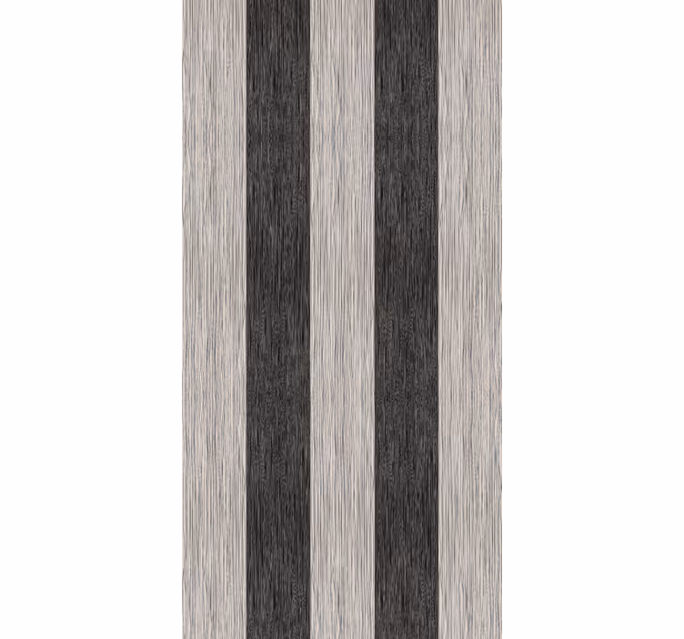 Papel pintado rayas verticales Efecto madera negro y gris - TenVinilo