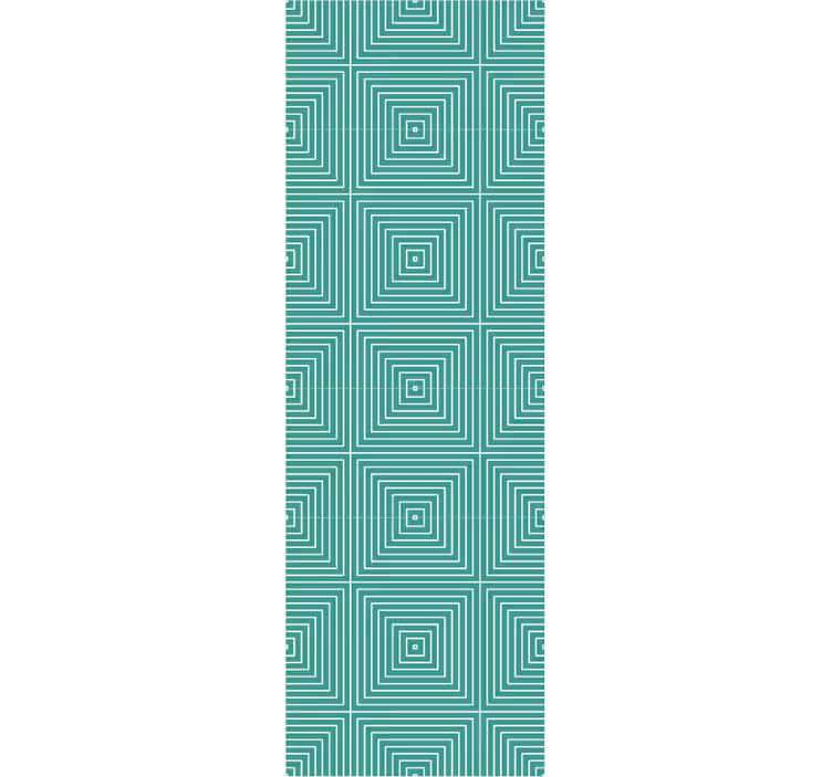 Papel pintado cuadros verdes - TenVinilo