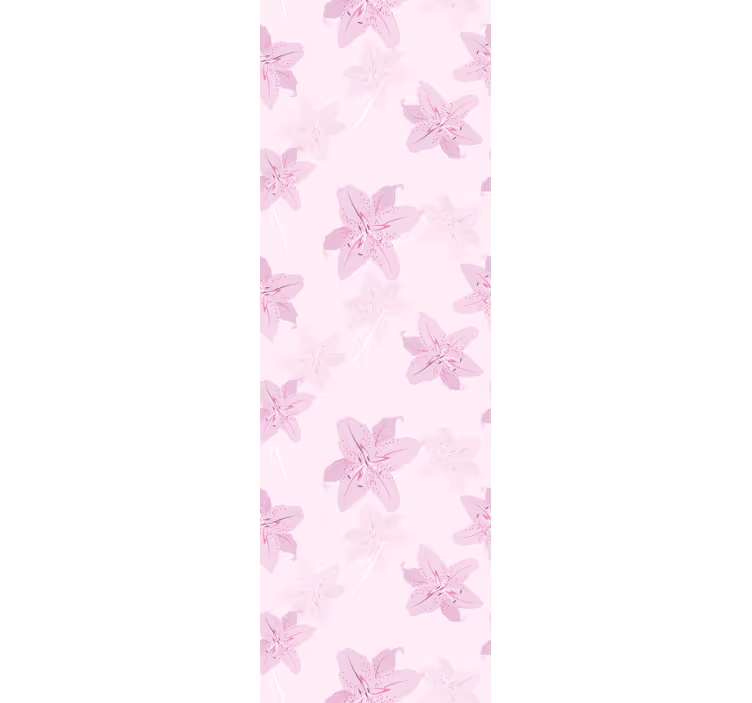 Papel tapiz lila motivo floral de mariposa - TenVinilo