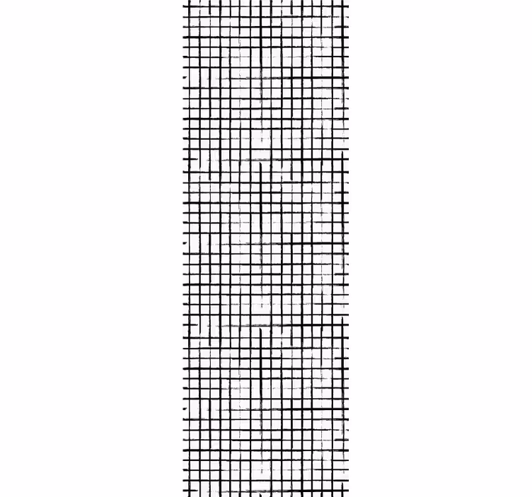 Papel tapiz geométrico patrón de cadrícula - TenVinilo