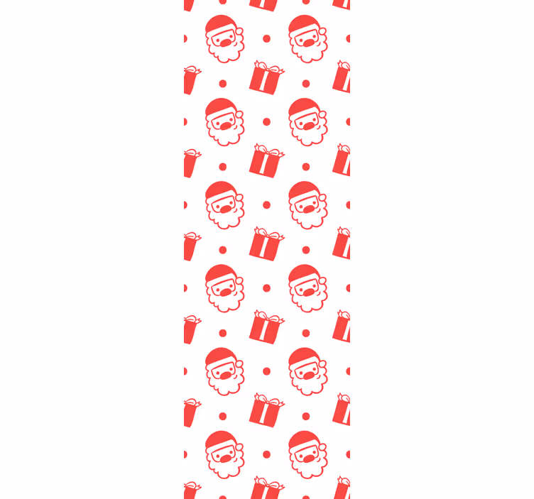 Papel tapiz navidad motivo festivo de santa - TenVinilo