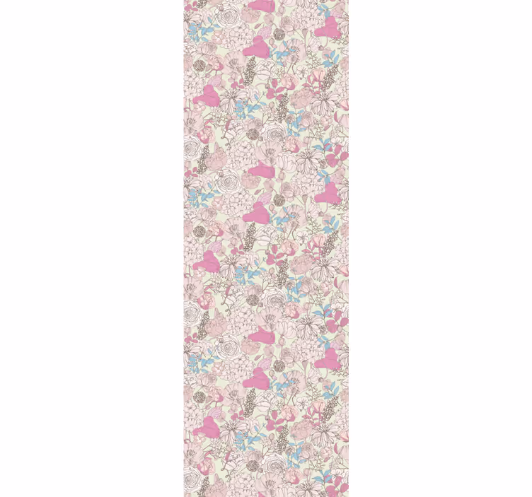 Papel tapiz floral jardín clásico vintage - TenVinilo