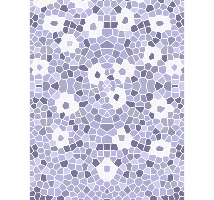 Papel pintado azulejos Patrón de mosaico de estilo clásico - TenVinilo