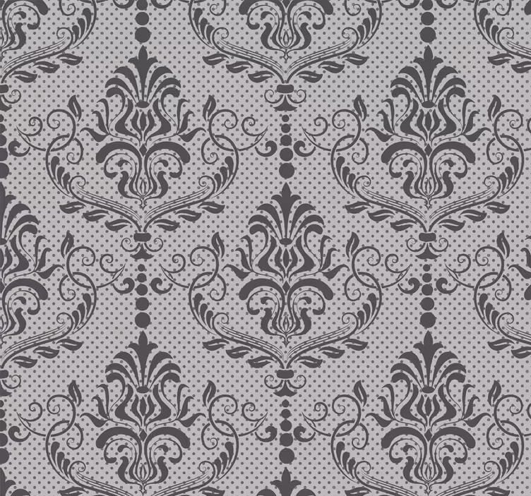 Papel tapiz barroco patrón barroco elegante - TenVinilo