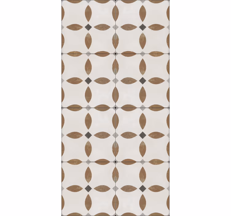 Papel pintado moderno Azulejos de estilo romano - TenVinilo