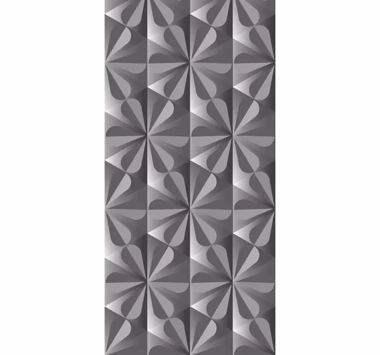 Papel tapiz geométrico motivos estampados con estilo - TenVinilo