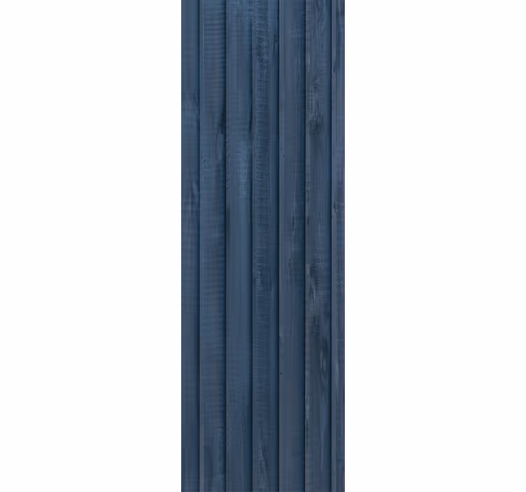 Papel tapiz madera tablones de madera azul estilo crudo - TenVinilo