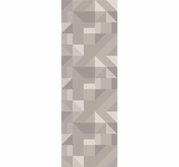 Papel pintado azulejos Patrón de geo minimalista gris - TenVinilo