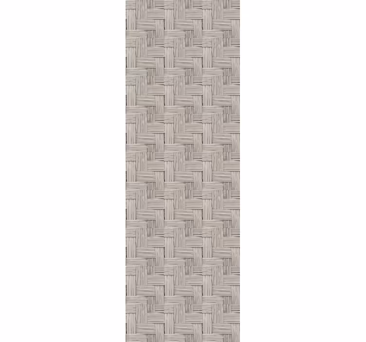 Papel tapiz textura patrón de mimbre gris - TenVinilo
