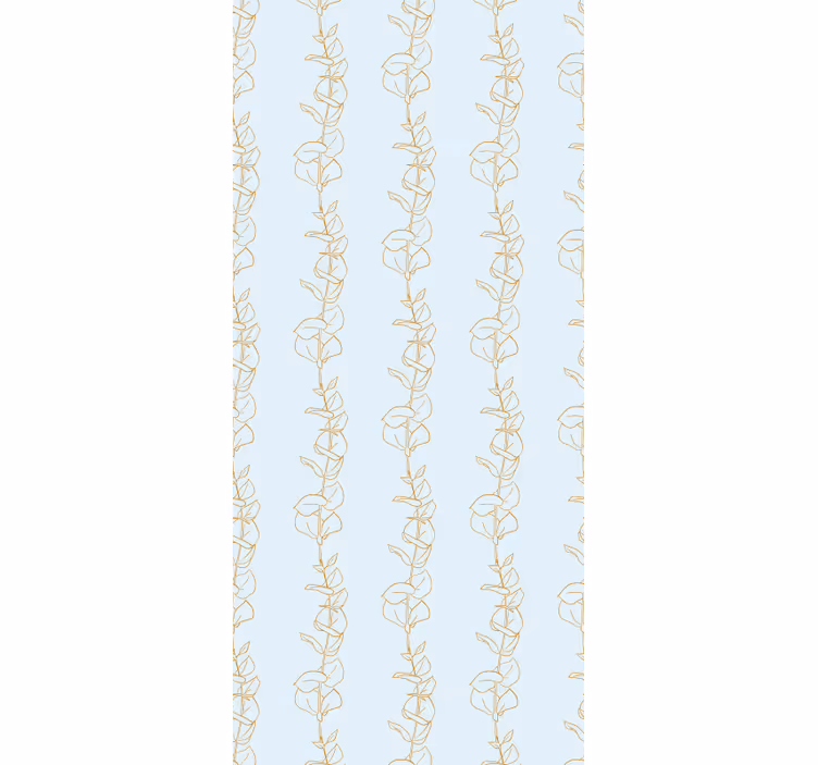 Papel tapiz floral diseño de patrón de vid - TenVinilo