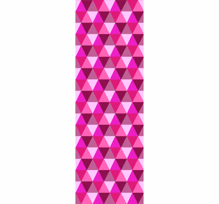 Papel decorativo rosa Fucsia geométrico - TenVinilo