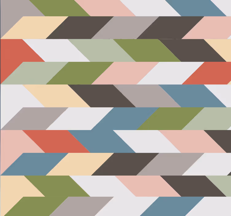 Papel tapiz geométrico diseño de patrón geométrico - TenVinilo