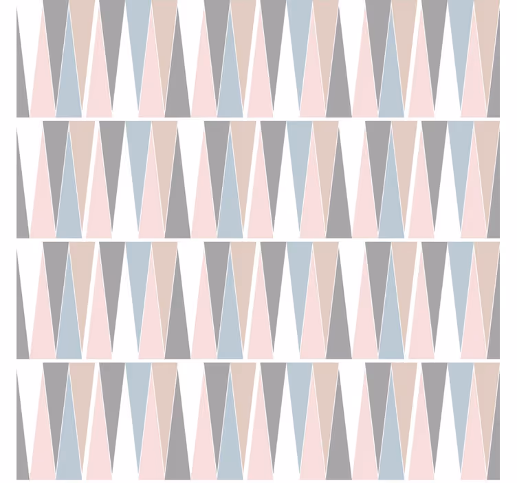 Papel tapiz moderno triangulos escandinavos - TenVinilo