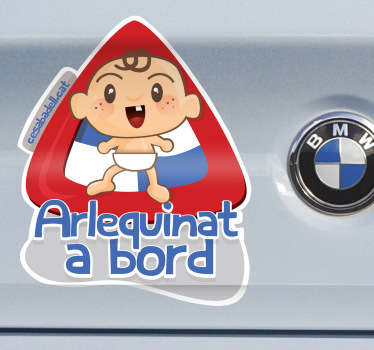 Adhesivo arlequinat a bord