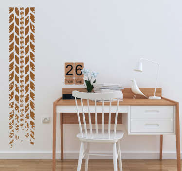 Adhesivo decorativo huella neumático
