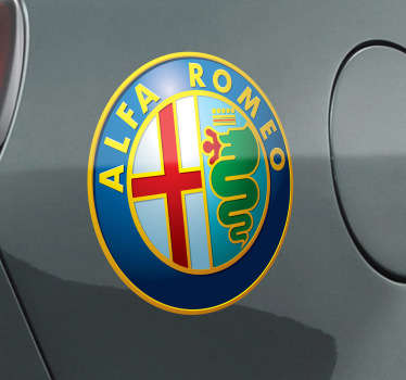 Adhesivo emblema Alfa Romeo