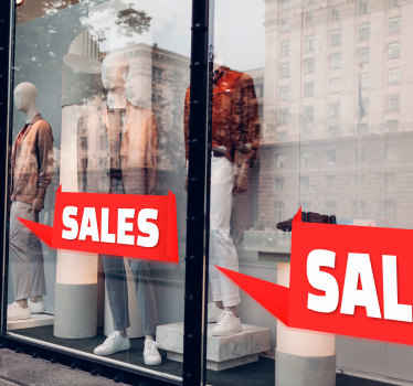 Pegatinas personalizables para escaparate