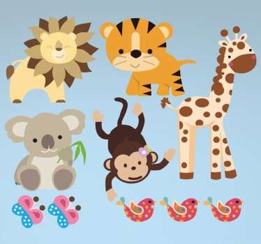 Stickers animales salvajes