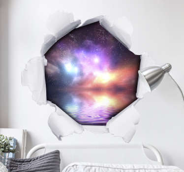 Vinilo 3D agujero papel personalizable