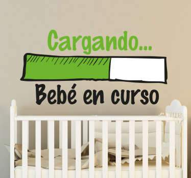 Vinilo bebé en curso