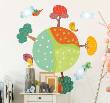 Vinilo bebé primavera