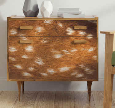 Vinilo con textura piel de ciervo