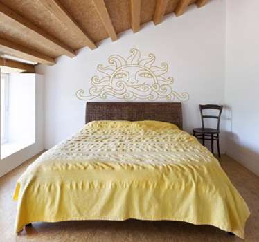 Vinilo decorativo cara sol