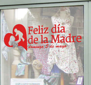 Vinilo decorativo día de la madre