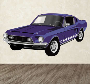 Vinilo decorativo Ford Mustang