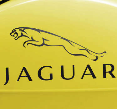 Vinilo decorativo logotipo Jaguar