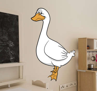 Vinilo infantil ilustración ganso