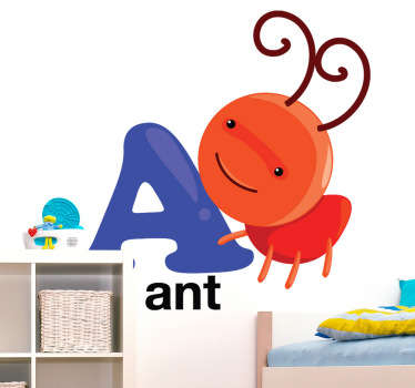 Vinilo infantil letra A