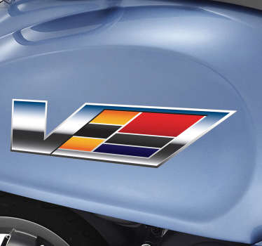Vinilo logotipo Cadillac V series