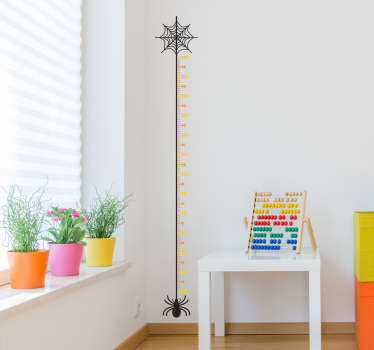 Vinilo medidor Halloween araña