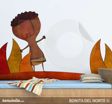Vinilo niño africano