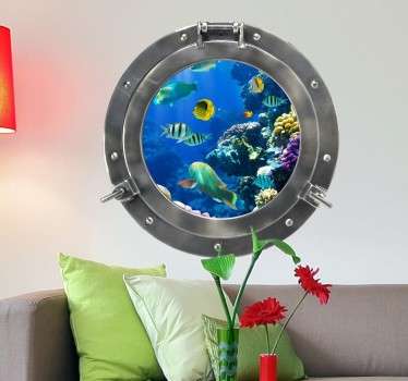 Vinilo ojo de buey personalizable