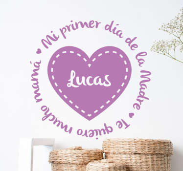 Vinilos para mamá personalizables
