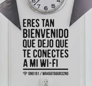 Vinilos para salón conexión WiFi