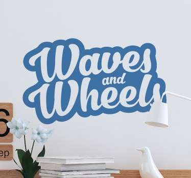 Vinilos surf waves and wheels