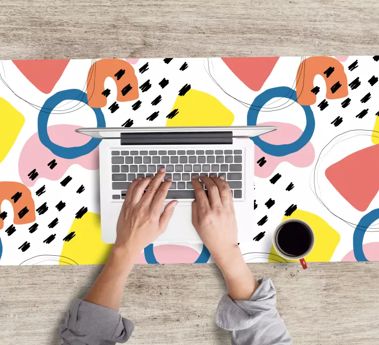 Alfombrilla ratón original Pintura arte patrón geométrico - TenVinilo