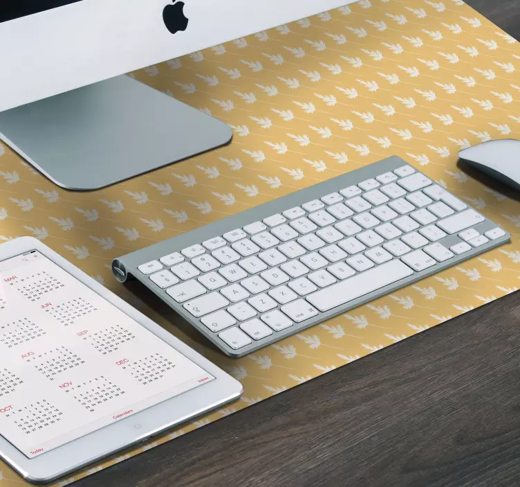 Mouse pad texturas encantador motivo de pájaro - TenVinilo