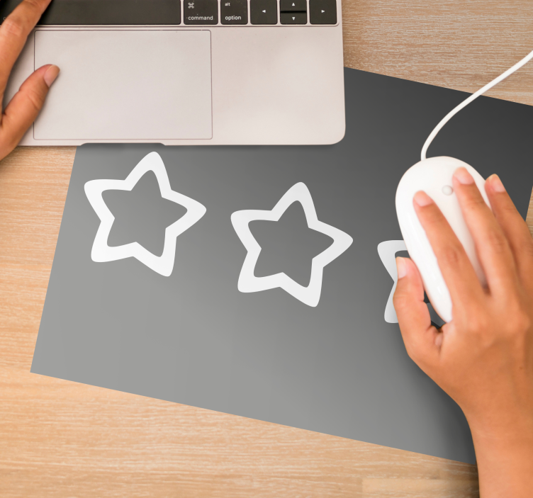 Mouse pad texturas estrellas con estilo - TenVinilo