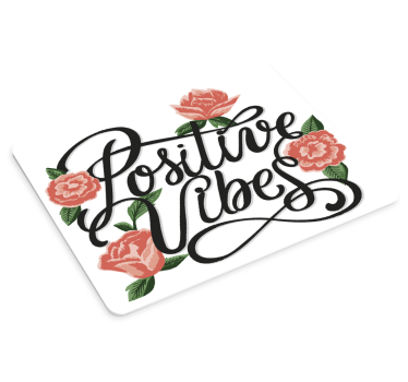 Alfombrilla para ratón frases energía positiva - TenVinilo