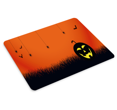 Mousepad navidad escena de calabazas de halloween - TenVinilo