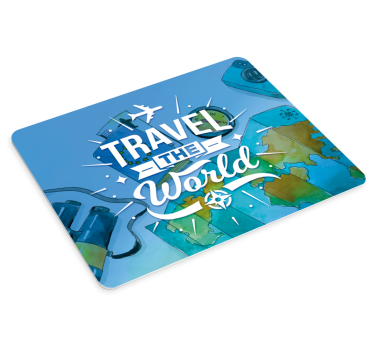 Mouse pad mapamundi viaja por el mundo - TenVinilo