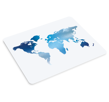 Mouse pad mapamundi mapa global chic - TenVinilo